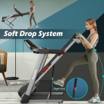 Goplus 4.75HP Folding Treadmill for Home Gym, Commercial Heavy Duty Superfit Treadmill with 15% Auto Incline - Image 6