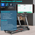 Goplus 4.75HP Folding Treadmill for Home Gym, Commercial Heavy Duty Superfit Treadmill with 15% Auto Incline - Image 5