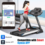 Goplus 4.75HP Folding Treadmill with 15% Auto Incline and APP, Commercial Heavy Duty Superfit Treadmill with 20 Preset Programs - Image 6