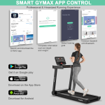 Goplus Heavy Duty Treadmill for Gym, Superfit Electric Treadmill with App Control - Image 3