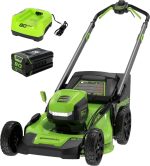 Greenworks 80V 21-Inch Cordless Self-Propelled Lawn Mower with 4.0Ah Battery & Charger - Prioka