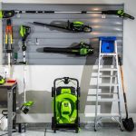 Greenworks 80V 21” Lawn Mower, 13” String Trimmer, and 730 Leaf Blowers. - Image 2
