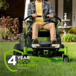 Greenworks Pro Crossover Zero Turn 42-in Lithium Ion Electric Riding Lawn Mower - Image 14