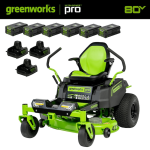 Greenworks Pro Crossover Zero Turn 42-in Lithium Ion Electric Riding Lawn Mower - Image 2