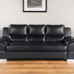 Hamilton Leather Sofa – Black