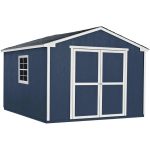 Handy Home Charleston Value Gable 10 x 12 ft. Wood Storage Shed - Prioka
