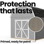 Handy Home Products Hudson 12 ft. x 16 ft. Wood Storage Shed Kit with Floor - Image 7