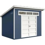 Handy Home Products Olympia 10 ft. W x 7.5 ft. D Manufactured Wood Storage Shed - Prioka