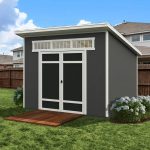 Handy Home Products Olympia 10 ft. W x 7.5 ft. D Manufactured Wood Storage Shed - Image 2