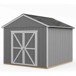 Handy Home Products Rookwood 10 ft. x 10 ft. Wood Storage Shed with Floor – Durable DIY Kit - Prioka