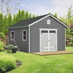 Handy Home Products Scarsdale 12×16 DIY Wooden Storage Shed with Floor Kit - Image 3