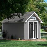 Handy Home Products Tribeca 10 ft. W x 12 ft. D Wood Storage Shed with Floor - Image 15