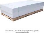 Handy Home Products Tribeca 10 ft. W x 12 ft. D Wood Storage Shed with Floor - Image 8