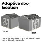 Handy Home Rookwood 10 x 14 ft. Wood Storage Shed Kit - Image 2