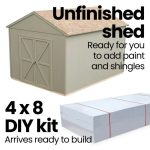 Handy Home Rookwood 10 x 14 ft. Wood Storage Shed Kit - Image 4