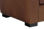 Hayden 81 Inch Contemporary Leather Sofa - Image 14
