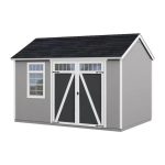 Heartland Coronado 12 x 8 ft Saltbox Wood Outdoor Storage Shed with Windows and Doors - Prioka