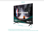 Hisense  43 Inch 43R63 4K Roku SMART TV - Image 2