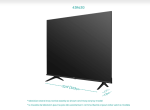 Hisense  43 Inch 43R63 4K Roku SMART TV - Image 9