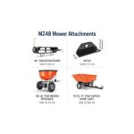 Husqvarna MZ48 Zero-Turn Mowers 23 HP Kawasaki 48” Clears Cut ZT3100 (M-ZT Seat) - Image 4