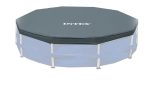 Intex 12-Foot Round Metal Frame Above Ground Swimming Pool Debris Cover - Image 3