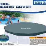 Intex 12-Foot Round Metal Frame Above Ground Swimming Pool Debris Cover