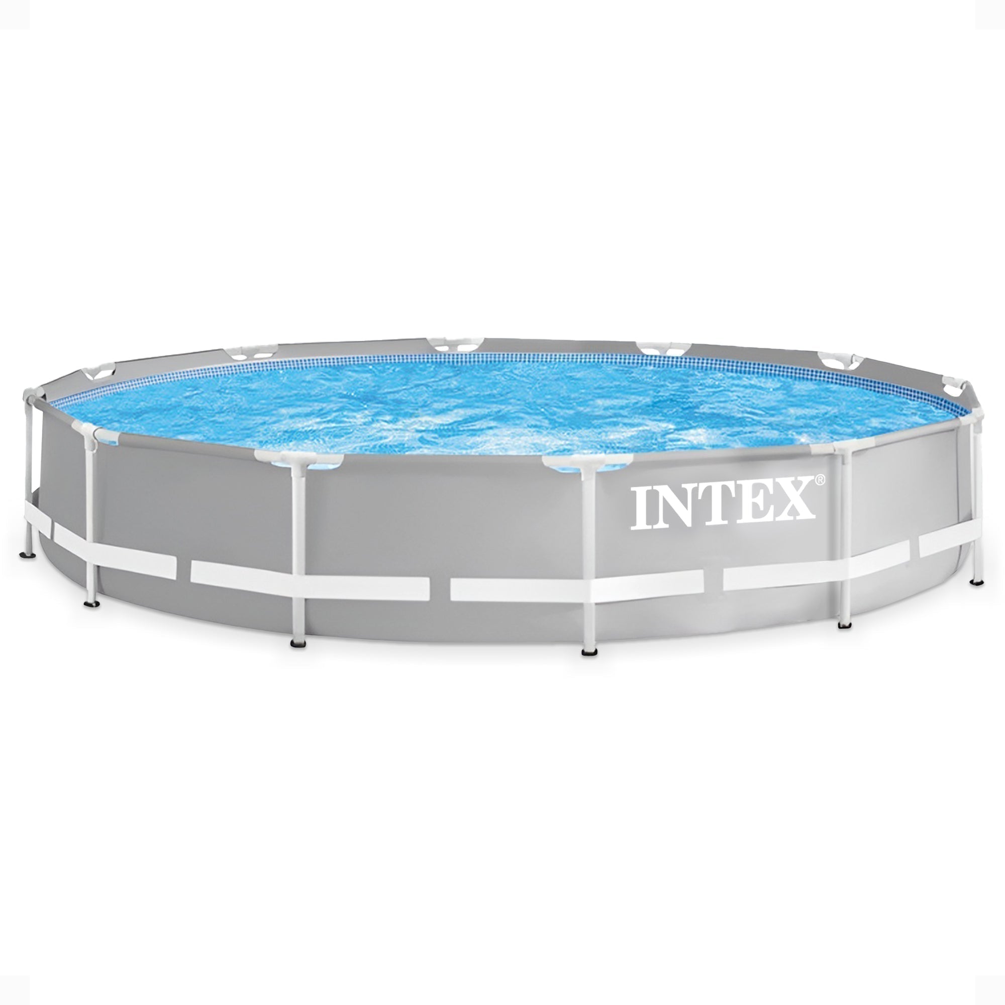 intex-12-foot-x-30-inch-prism-frame-round-above-ground-swimming-pool-no-pump-6384627 Intex 12 foot x 30 inch Prism Frame Round Above Ground Swimming Pool, (No Pump) - Image 1