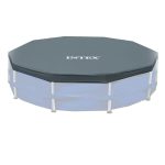 Intex 12 x 2.5 Foot Metal Frame Above Ground Pool with Filter and Accessories - Image 10