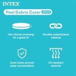 INTEX 12' x 30" Metal Frame Above Ground Pool, Filter, Cover, & Maintenance Kit - Image 7