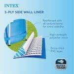 INTEX 12' x 30" Metal Frame Above Ground Pool, Filter, Cover, & Maintenance Kit - Image 4
