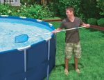 INTEX 12' x 30" Metal Frame Above Ground Pool, Filter, Cover, & Maintenance Kit - Image 9