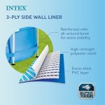 Intex 12' x 30" Metal Frame Above Ground Swimming Pool with Filter and Cover - Image 8