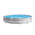 Intex 12ft x 30in Prism Frame Above Ground Round Swimming Pool & Robot Vacuum - Image 2