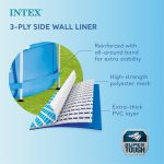 Intex 12'x30" Swimming Pool w/ Pump, Pool Ladder for 42” Wall, & 12’ Cover - Image 5