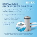 Intex 12'x30" Swimming Pool w/ Pump, Pool Ladder for 42” Wall, & 12’ Cover - Image 3