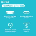 Intex 12'x30" Swimming Pool w/ Pump, Pool Ladder for 42” Wall, & 12’ Cover - Image 8