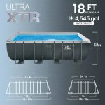INTEX 18ft x 9ft x 52in Ultra XTR Above Ground Pool and Solar Pool Cover - Image 3