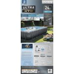Intex 24′ x 12′ x 52″ Ultra XTR Rectangular Frame Swimming Pool Set + Pump - Image 4