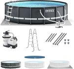 Intex Ultra XTR 14 ft. Round 42 in. Deep Soft Sided Above Ground Swimming Pools - Prioka