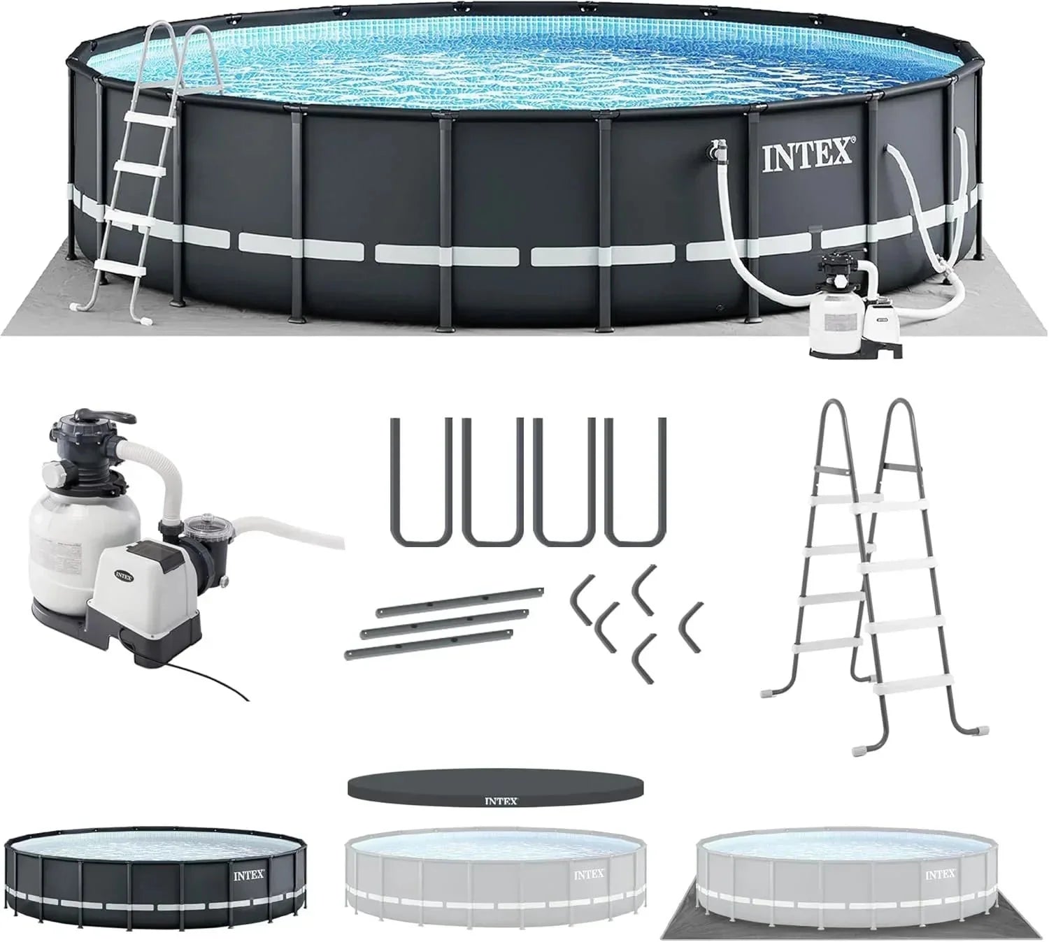intex-ultra-xtr-frame-round-above-ground-swimming-pool-set-with-pumps-4274967 INTEX Ultra XTR Frame Round Above Ground Swimming Pool Set with Pumps - Prioka