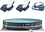 Intex Ultra XTR Round Frame Pool with Pump, Cooler, and Floats (2 Pack) - Prioka