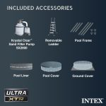 Intex Ultra XTR Round Frame Pool with Pump, Cooler, and Floats (2 Pack) - Image 8