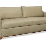 Jasper Bench Seat Track Arm Leather Sofa Or Sleeper Sofa