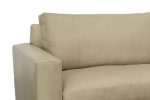 Jasper Bench Seat Track Arm Leather Sofa Or Sleeper Sofa - Image 9