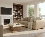 Jasper Bench Seat Track Arm Leather Sofa Or Sleeper Sofa - Image 3