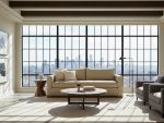 Jasper Bench Seat Track Arm Leather Sofa Or Sleeper Sofa - Image 5