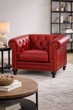 Jude Leather Chair - Image 2