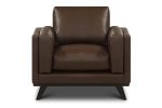 Jude Mid-Century Modern Leather Sofa Collection - Image 15