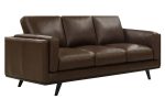 Jude Mid-Century Modern Leather Sofa Collection - Image 7