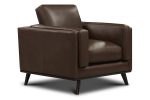Jude Mid-Century Modern Leather Sofa Collection - Image 13